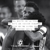 "El éxito de la vida no está en vencer siempre, sino en no darse por vencido nunca"